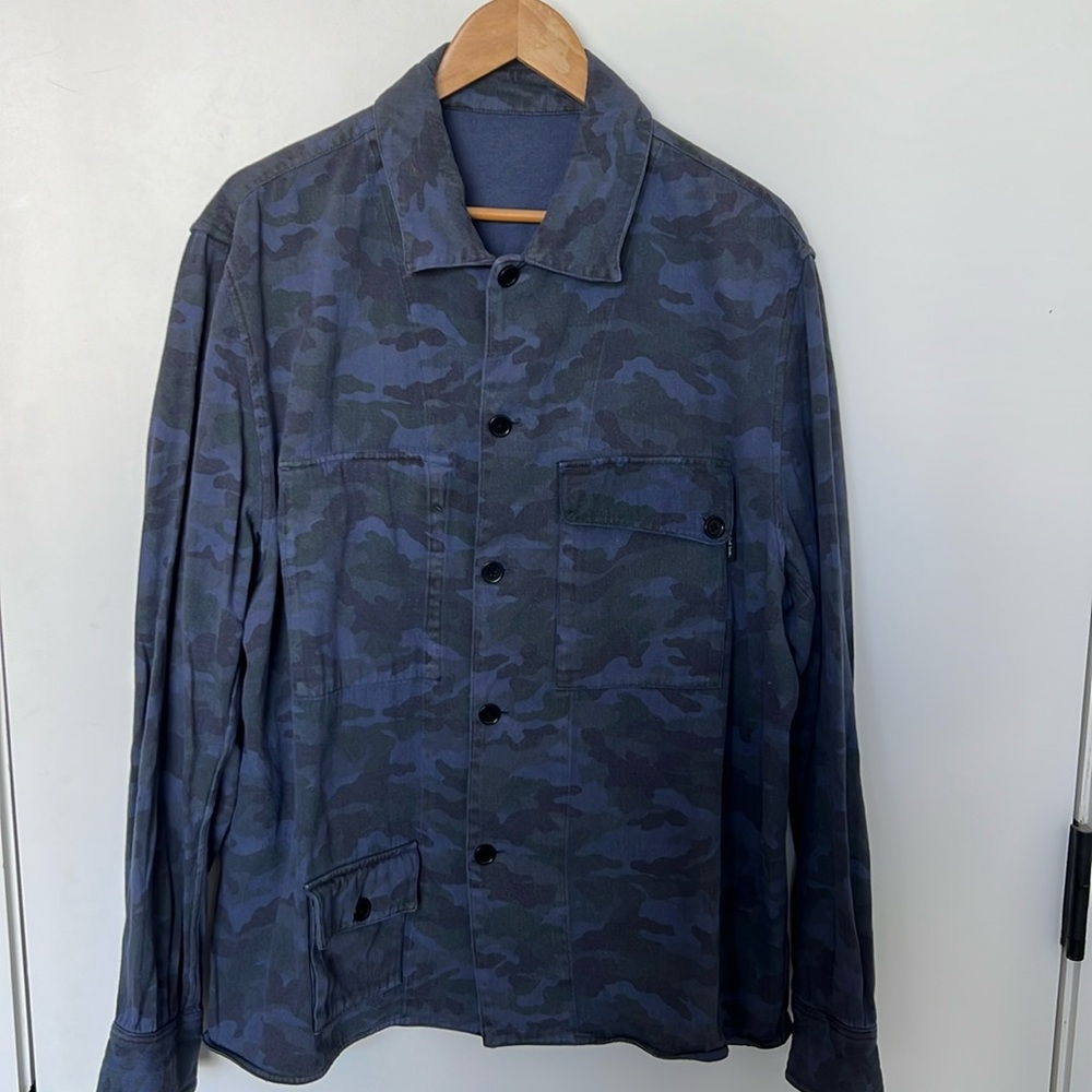 Paul Smith blue cameo Shirt Jacket